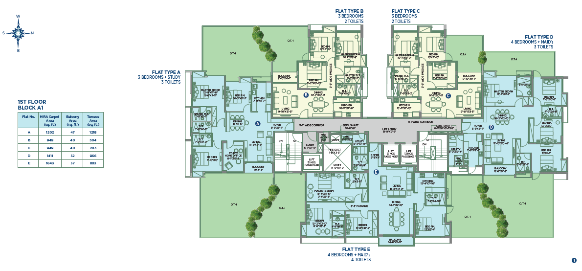 Sugam Morya Floor Plan